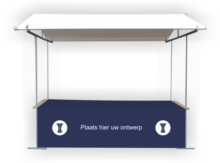 Printtable marktkraam laken