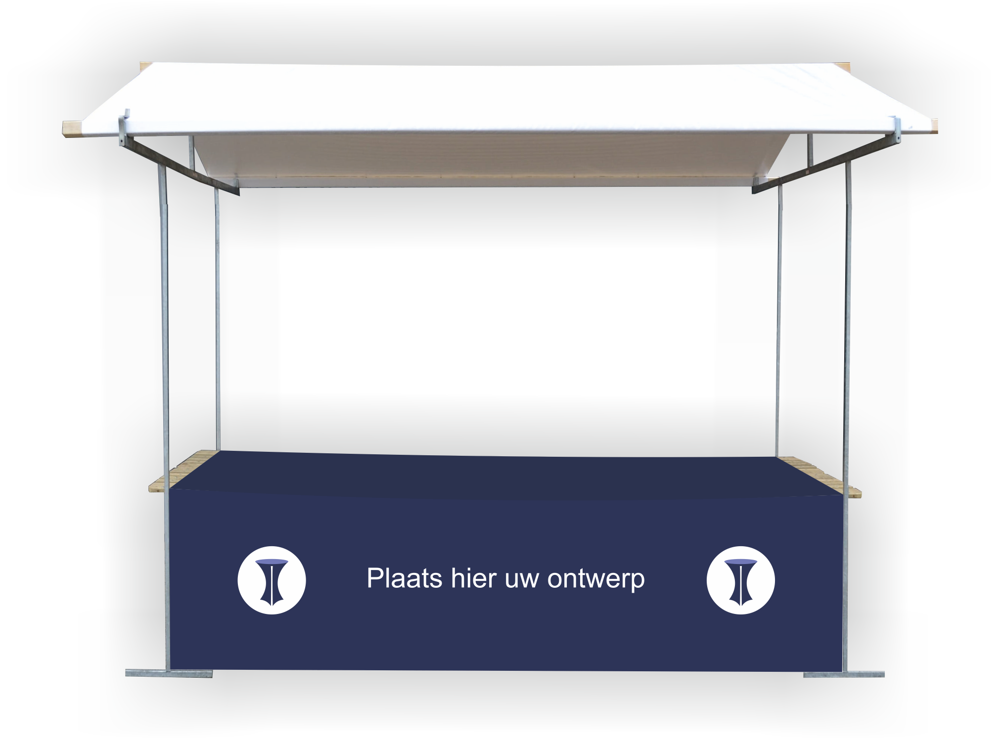 Printtable marktkraam laken